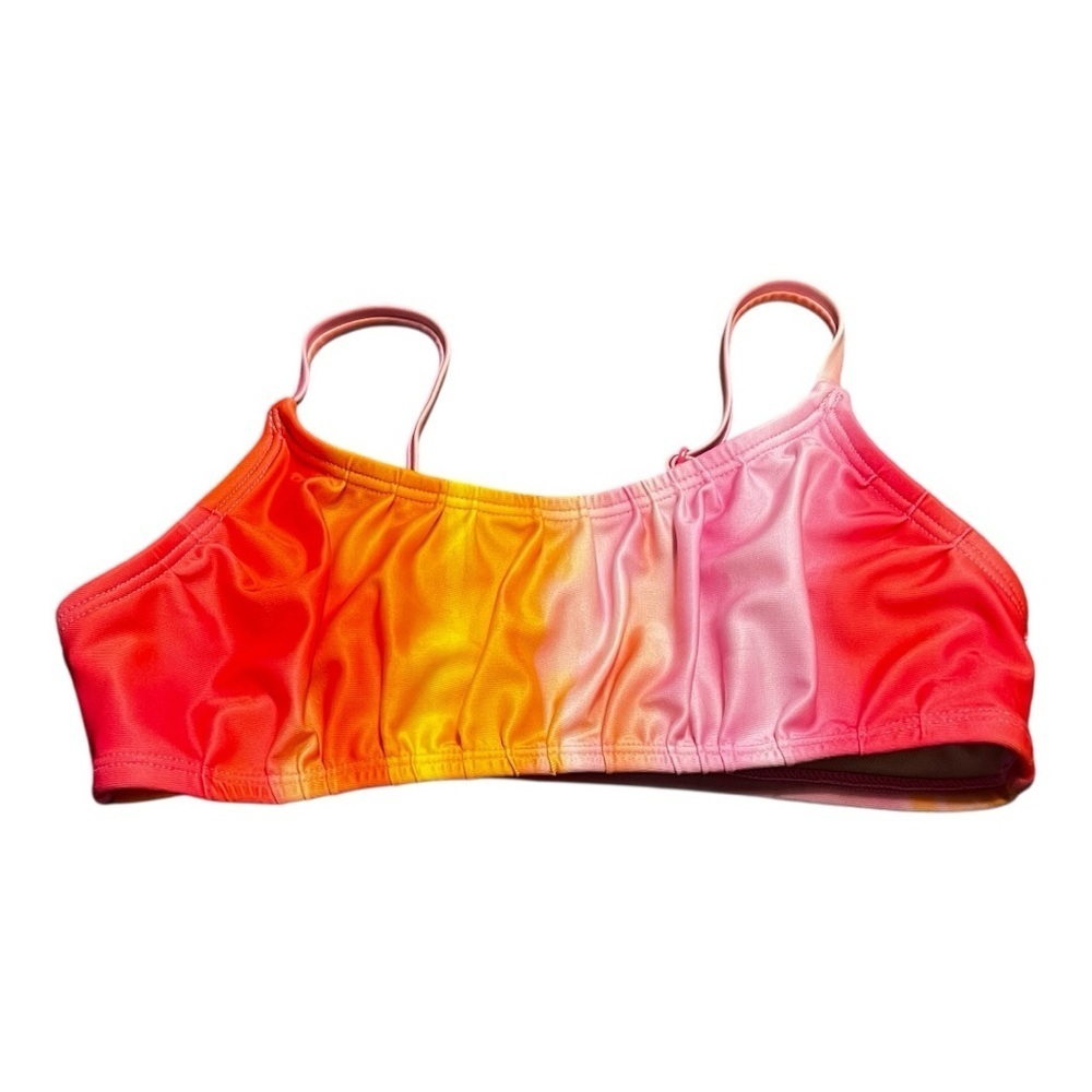 ❤️3/$15 NWT art class Girl's Swim Bikini Top - Pink, Orange, Yellow